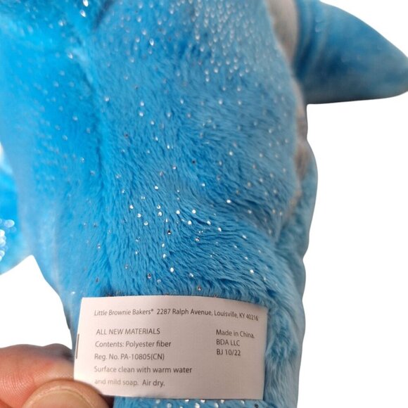 Little Brownie Bakers Blue Dolphin Plush Stuffed Animal 2022 16.5" - Picture 9 of 10